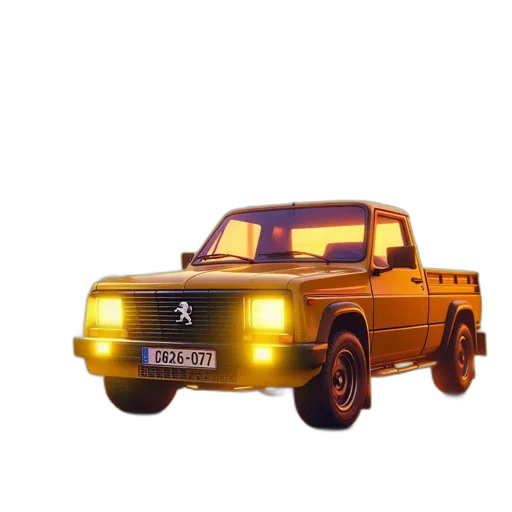 car, animal, weapon, 3d render transparent PNG cut-out