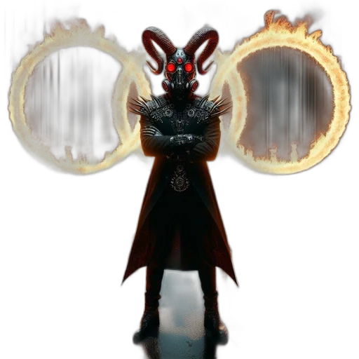 mask, staff, dragon, weapon transparent PNG cut-out