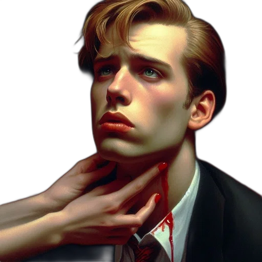 face, jacket, photorealistic, concept art transparent PNG cut-out