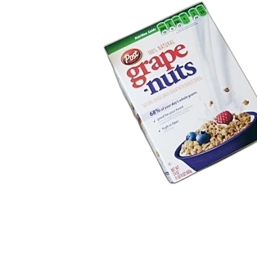 food, box, grape-nuts, cereal transparent PNG cut-out