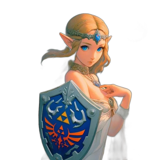 crown, sword, dress, staff transparent PNG cut-out