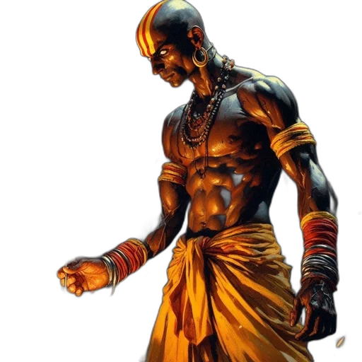 concept art, comic book art, fantasy art, 3d render transparent PNG cut-out