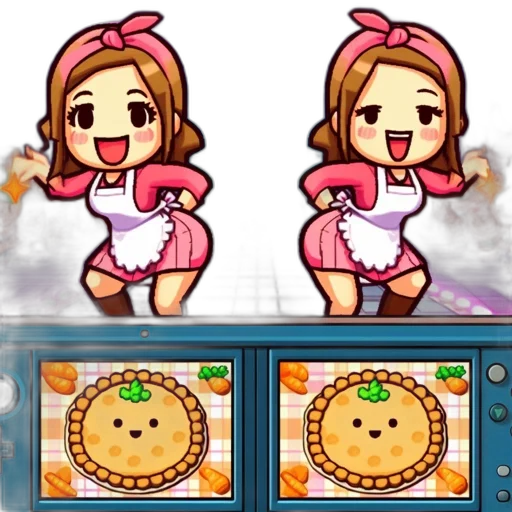 food, staff, pixel art, concept art transparent PNG cut-out
