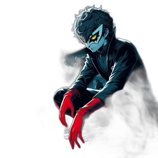 mask, concept art, comic book art, fantasy art transparent PNG cut-out