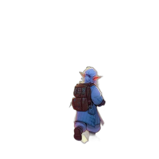 hat, jacket, staff, robot transparent PNG cut-out