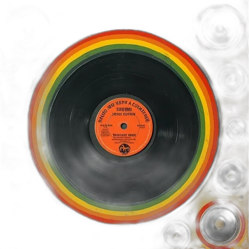 vintage, vinyl, record, cover transparent PNG cut-out