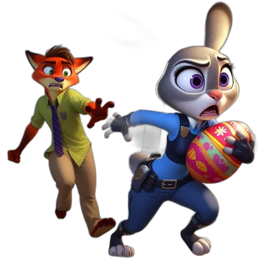 staff, concept art, 3d render, fox transparent PNG cut-out