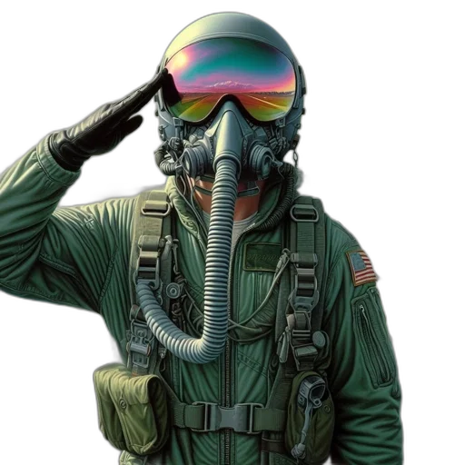 mask, jacket, staff, creature transparent PNG cut-out
