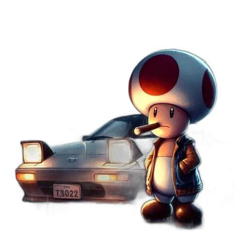 car, robot, concept art, 3d render transparent PNG cut-out