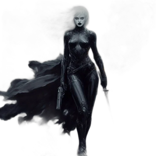concept art, fantasy art, comic book art, photorealistic transparent PNG cut-out