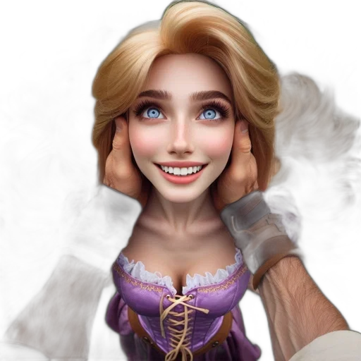 face, crown, staff, jewelry transparent PNG cut-out