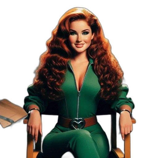 dress, jacket, hair, comic book art transparent PNG cut-out
