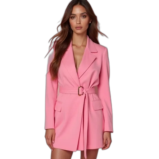 jacket, dress, pastel, neon transparent PNG cut-out