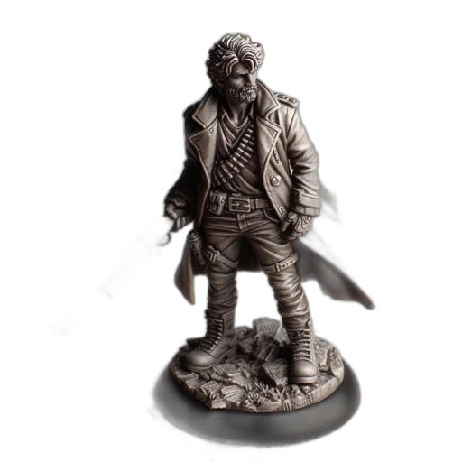 concept art, fantasy art, weathered, man transparent PNG cut-out