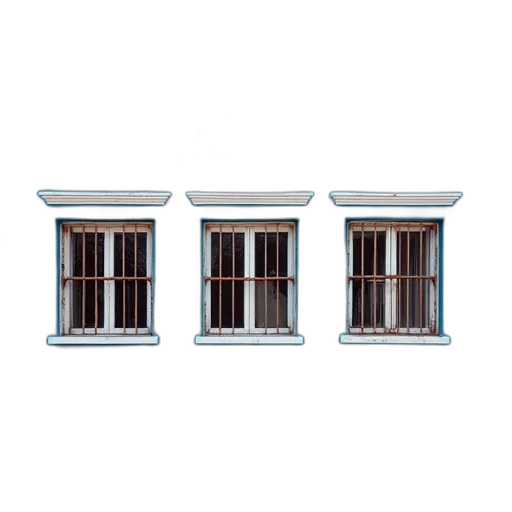 building, furniture, face, 3d render transparent PNG cut-out
