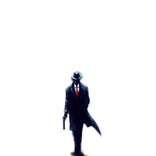 robot, mask, jacket, creature transparent PNG cut-out
