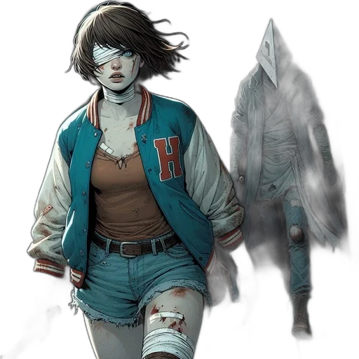 jacket, creature, concept art, comic book art transparent PNG cut-out