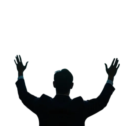 staff, jacket, 3d render, man transparent PNG cut-out