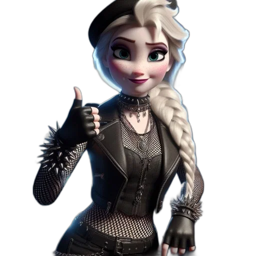 jacket, staff, concept art, 3d render transparent PNG cut-out