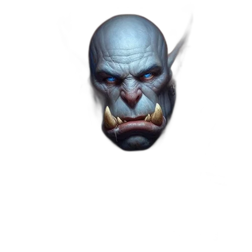 mask, face, creature, staff transparent PNG cut-out