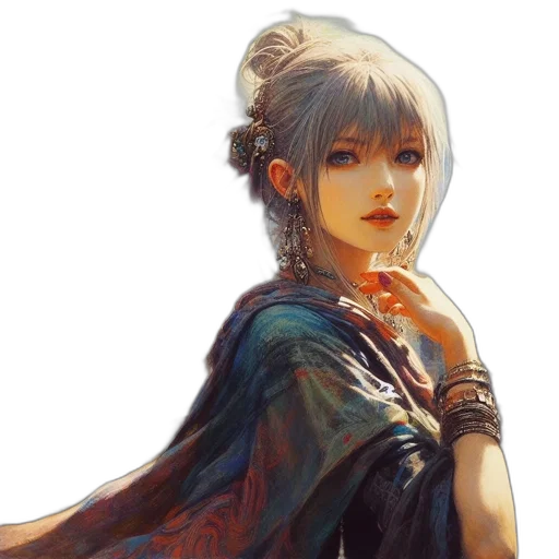 face, dragon, sword, fantasy art transparent PNG cut-out