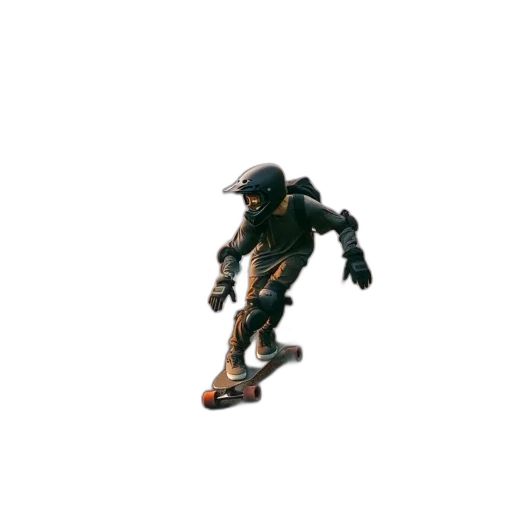 robot, creature, weapon, staff transparent PNG cut-out