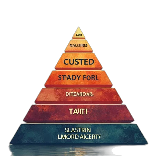 3d render, concept art, pastel, pyramid transparent PNG cut-out
