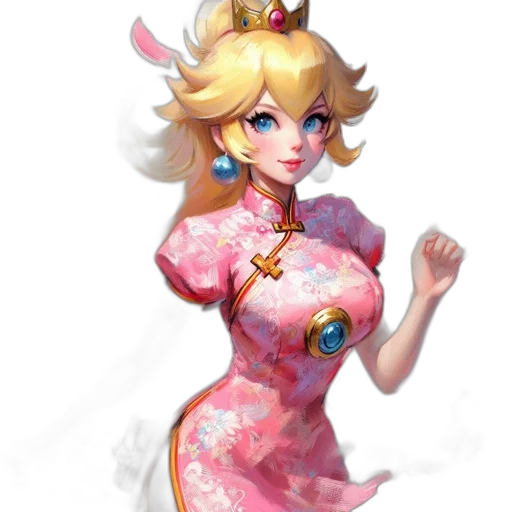 dress, crown, staff, weapon transparent PNG cut-out