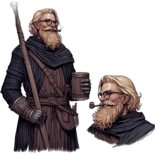 staff, concept art, fantasy art, comic book art transparent PNG cut-out