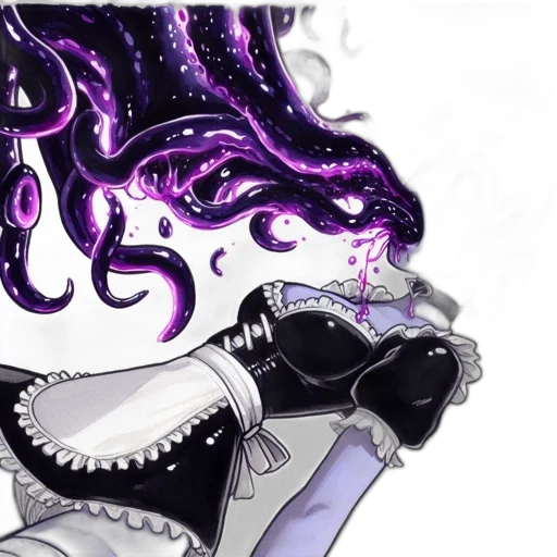crown, hair, mask, concept art transparent PNG cut-out