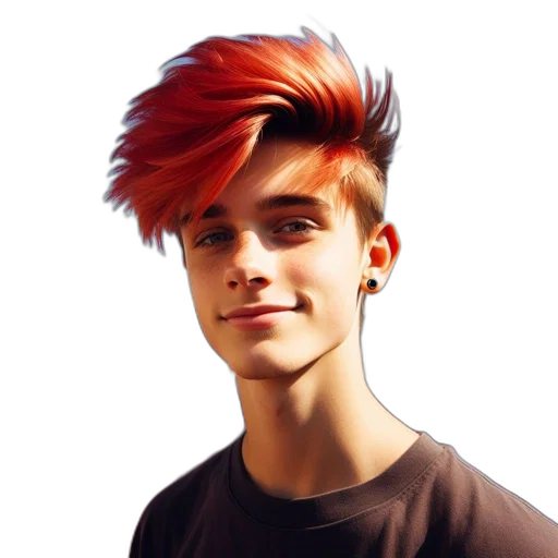 hair, face, staff, animal transparent PNG cut-out