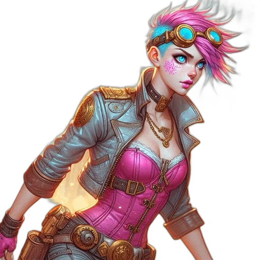 jacket, staff, concept art, fantasy art transparent PNG cut-out