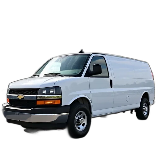 car, staff, 3d render, photorealistic transparent PNG cut-out