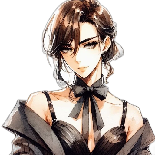 staff, dress, jewelry, anime transparent PNG cut-out