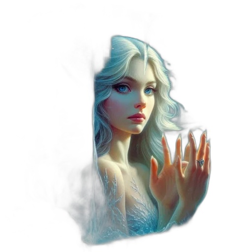 face, jewelry, fantasy art, concept art transparent PNG cut-out