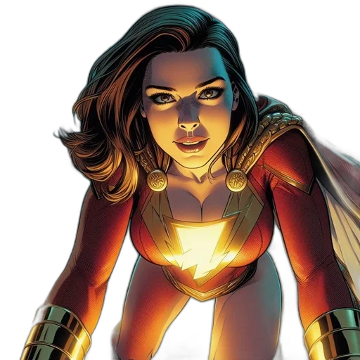 comic book art, concept art, female, figure transparent PNG cut-out