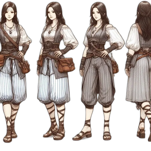 dress, concept art, fantasy art, comic book art transparent PNG cut-out