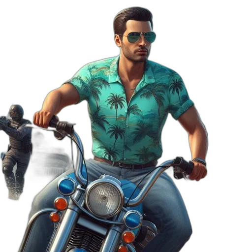 jacket, car, concept art, photorealistic transparent PNG cut-out