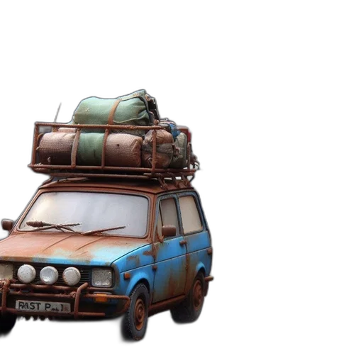 car, furniture, 3d render, concept art transparent PNG cut-out