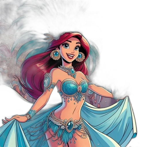 fantasy art, concept art, comic book art, cartoon transparent PNG cut-out