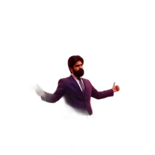 staff, hair, jacket, animal transparent PNG cut-out