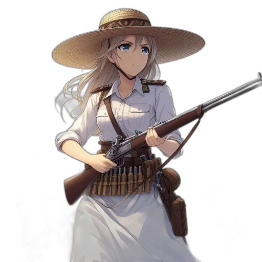 weapon, staff, hat, sword transparent PNG cut-out