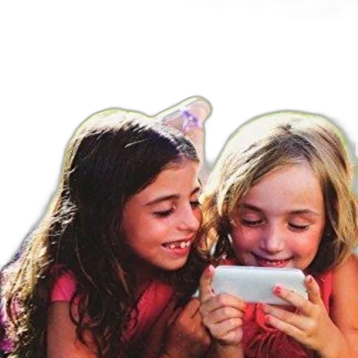 two, girls, lying, grass transparent PNG cut-out