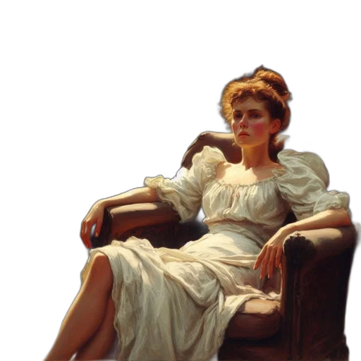 dress, crown, furniture, face transparent PNG cut-out