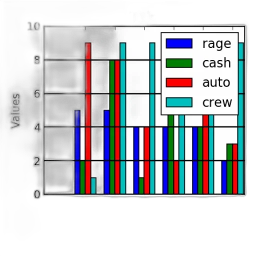 car, robot, red, colorful transparent PNG cut-out