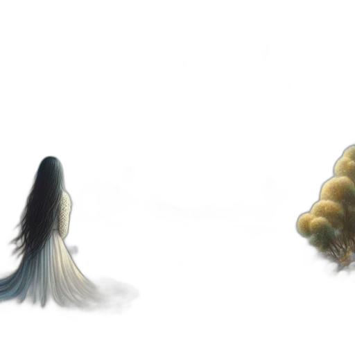 hair, crown, creature, concept art transparent PNG cut-out