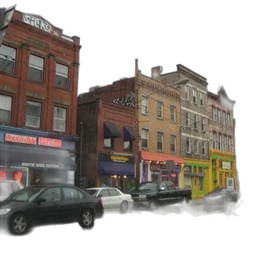 building, concept art, photorealistic, 3d render transparent PNG cut-out