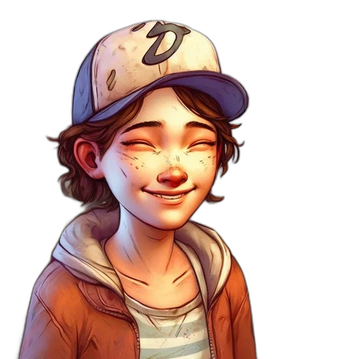 face, hat, concept art, cartoon transparent PNG cut-out