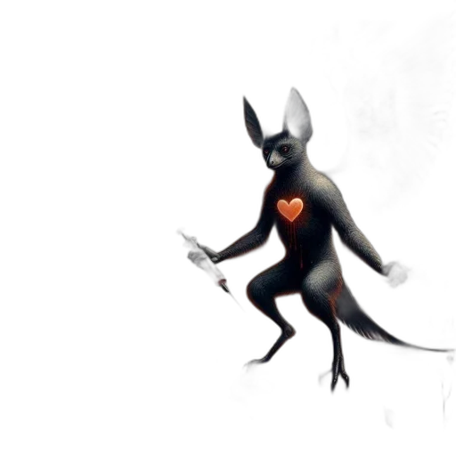 dragon, creature, animal, staff transparent PNG cut-out