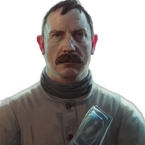 staff, face, weapon, jacket transparent PNG cut-out